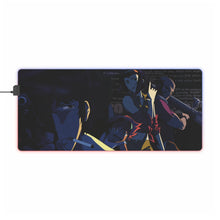 Load image into Gallery viewer, Cowboy Bebop Spike Spiegel, Faye Valentine, Jet Black, Ein RGB LED Mouse Pad (Desk Mat)
