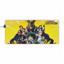 Load image into Gallery viewer, My Hero Academia Izuku Midoriya, Katsuki Bakugou, Tenya Iida, Shouta Aizawa, Tsuyu Asui RGB LED Mouse Pad (Desk Mat)