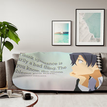 Load image into Gallery viewer, My Teen Romantic Comedy SNAFU Hachiman Hikigaya Sherpa Blanket