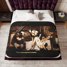 Load image into Gallery viewer, Anime Cowboy Bebopr Sherpa Blanket
