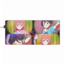 Load image into Gallery viewer, Sumi and Ruka! RGB LED Mouse Pad (Desk Mat)