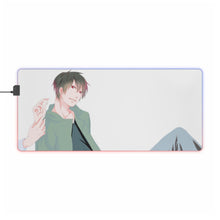 Load image into Gallery viewer, Durarara!! Izaya Orihara RGB LED Mouse Pad (Desk Mat)