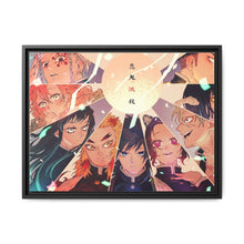 Load image into Gallery viewer, Anime Demon Slayer: Kimetsu no Yaiba Canvas Framed Art Print