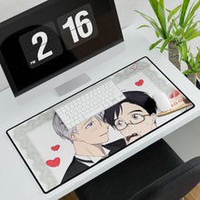 Load image into Gallery viewer, Yuri!!! On Ice Victor Nikiforov, Yuuri Katsuki Mouse Pad (Desk Mat)