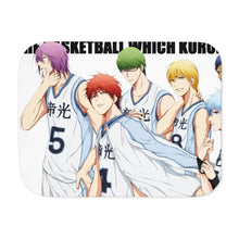 Load image into Gallery viewer, Kuroko's Basketball Tetsuya Kuroko, Daiki Aomine, Atsushi Murasakibara Sherpa Blanket
