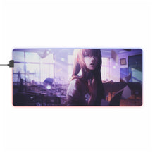 Load image into Gallery viewer, Makise Kurisu RGB LED Mouse Pad (Desk Mat)