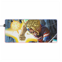Load image into Gallery viewer, My Hero Academia All Might RGB LED Mouse Pad (Desk Mat)