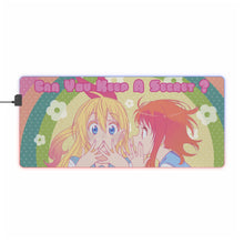 Load image into Gallery viewer, Nisekoi Chitoge Kirisaki, Kosaki Onodera RGB LED Mouse Pad (Desk Mat)