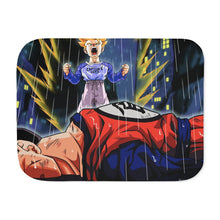 Load image into Gallery viewer, Future Trunks goes Super Saiyan Sherpa Blanket