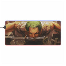 Load image into Gallery viewer, Zoro Roronoa RGB LED Mouse Pad (Desk Mat)