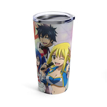 Load image into Gallery viewer, Fairy Tail Natsu Dragneel, Erza Scarlet, Gray Fullbuster, Lucy Heartfilia, Happy Tumbler 20oz