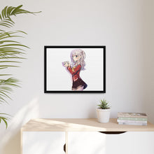 Load image into Gallery viewer, Nao Tomori holding a camera Canvas Framed Art Print