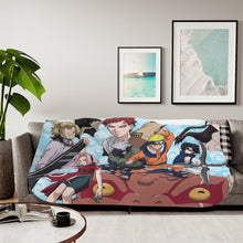 Load image into Gallery viewer, Anime Naruto Sherpa Blanket