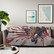 Load image into Gallery viewer, Anime Chainsaw Man Sherpa Blanket