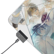 Load image into Gallery viewer, Free! Makoto Tachibana, Haruka Nanase, Nagisa Hazuki RGB LED Mouse Pad (Desk Mat)