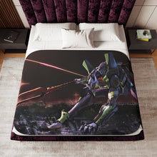 Load image into Gallery viewer, Anime Neon Genesis Evangelion Sherpa Blanket