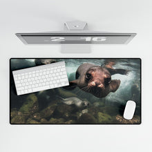Load image into Gallery viewer, Sea Lion Underwater Mouse Pad (Desk Mat)