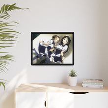 Load image into Gallery viewer, Eru Chitanda And Mayaka Ibara Maid Dress Canvas Framed Art Print