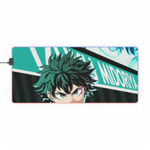 Load image into Gallery viewer, My Hero Academia Izuku Midoriya RGB LED Mouse Pad (Desk Mat)