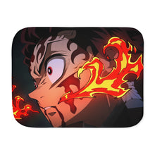 Load image into Gallery viewer, Anime Demon Slayer: Kimetsu no Yaiba Sherpa Blanket