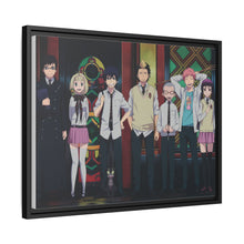 Load image into Gallery viewer, Blue Exorcist Rin Okumura, Yukio Okumura, Kuro, Shiemi Moriyama Canvas Framed Art Print