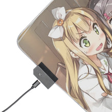Load image into Gallery viewer, The "H.e.n.t.a.i" Prince and the Stony Cat. by RGB LED Mouse Pad (Desk Mat)