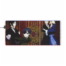 Load image into Gallery viewer, Black Butler RGB LED Mouse Pad (Desk Mat)