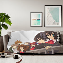 Load image into Gallery viewer, Another Mei Misaki, Kouichi Sakakibara, Izumi Akazawa, Naoya Teshigawara, Yuuya Mochizuki Sherpa Blanket