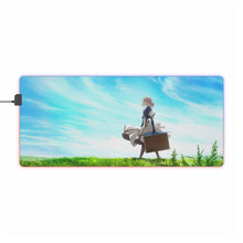 Load image into Gallery viewer, Violet Evergarden RGB LED Mouse Pad (Desk Mat)