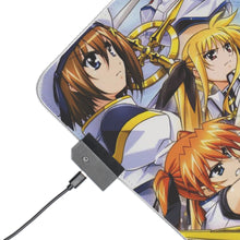 Load image into Gallery viewer, Magical Girl Lyrical Nanoha RGB LED Mouse Pad (Desk Mat)