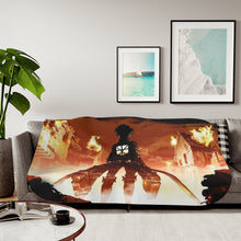 Load image into Gallery viewer, Anime Attack On Titan Sherpa Blanket