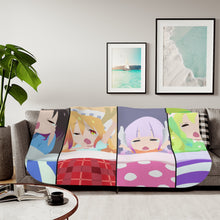 Load image into Gallery viewer, Miss Kobayashi's Dragon Maid Kanna Kamui, Elma, Kobayashi San Chi No Maid Dragon, Quetzalcoatl, Tohru Sherpa Blanket