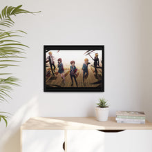 Load image into Gallery viewer, Durarara!! Shizuo Heiwajima, Celty Sturluson, Masaomi Kida, Anri Sonohara Canvas Framed Art Print