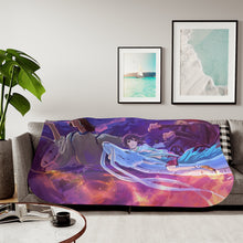 Load image into Gallery viewer, Anime Spirited Away Sherpa Blanket