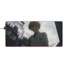Load image into Gallery viewer, Denji's Evil Smile RGB LED Mouse Pad (Desk Mat)