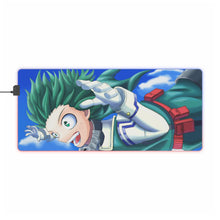 Load image into Gallery viewer, My Hero Academia Izuku Midoriya RGB LED Mouse Pad (Desk Mat)
