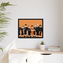 Load image into Gallery viewer, Haikyuu!! - Karasuno Team Canvas Framed Art Print