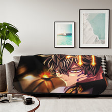 Load image into Gallery viewer, Black Clover Yuno Sherpa Blanket
