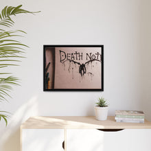 Load image into Gallery viewer, Anime Death Note Canvas Framed Art Print