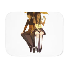 Load image into Gallery viewer, Eru Chitanda And Hōtarō Oreki under umbrella Sherpa Blanket