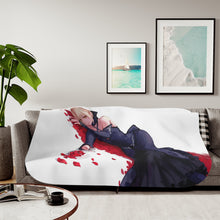 Load image into Gallery viewer, Saber Lily Sherpa Blanket