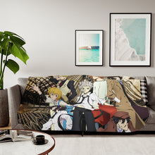 Load image into Gallery viewer, Bungou Stray Dogs Osamu Dazai, Atsushi Nakajima, Ranpo Edogawa, Akiko Yosano, Doppo Kunikida Sherpa Blanket