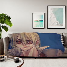 Load image into Gallery viewer, Anime Dr. Stone Sherpa Blanket