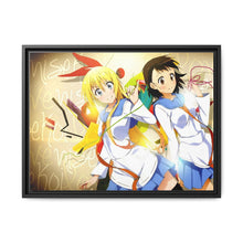 Load image into Gallery viewer, Nisekoi Chitoge Kirisaki, Kosaki Onodera Canvas Framed Art Print