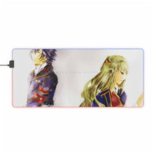 Load image into Gallery viewer, Lelouch and CC RGB LED Mouse Pad (Desk Mat)