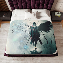 Load image into Gallery viewer, Saskey the hatred on its purest form Sherpa Blanket