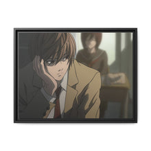 Load image into Gallery viewer, Death Note Light Yagami Canvas Framed Art Print
