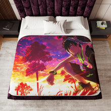 Load image into Gallery viewer, Blue Exorcist Sherpa Blanket