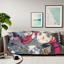 Load image into Gallery viewer, Boruto Sherpa Blanket