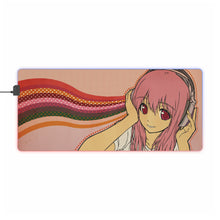 Load image into Gallery viewer, Super Sonico RGB LED Mouse Pad (Desk Mat)